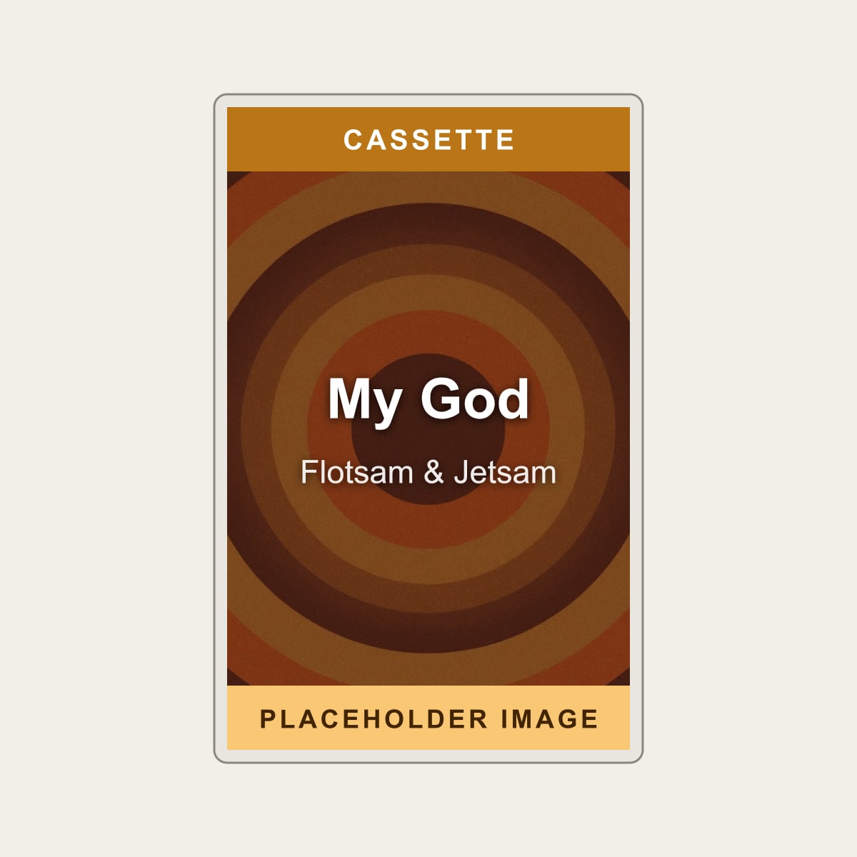 Flotsam & Jetsam - My God (Cassette) (US Import) - placeholder image