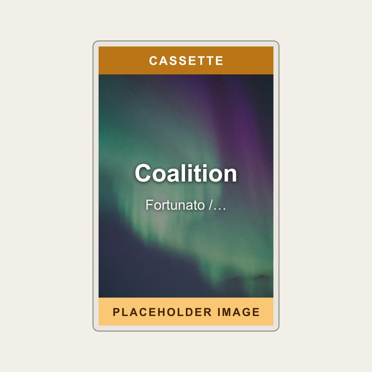 Fortunato / Dirty Sample - Coalition (Cassette) (US Import) - placeholder image