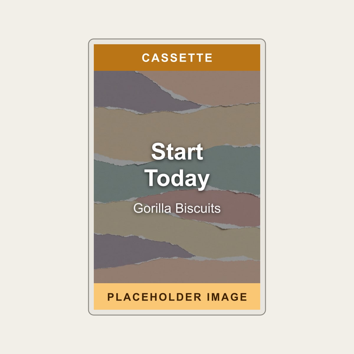Gorilla Biscuits - Start Today (Cassette) (US Import) - placeholder image