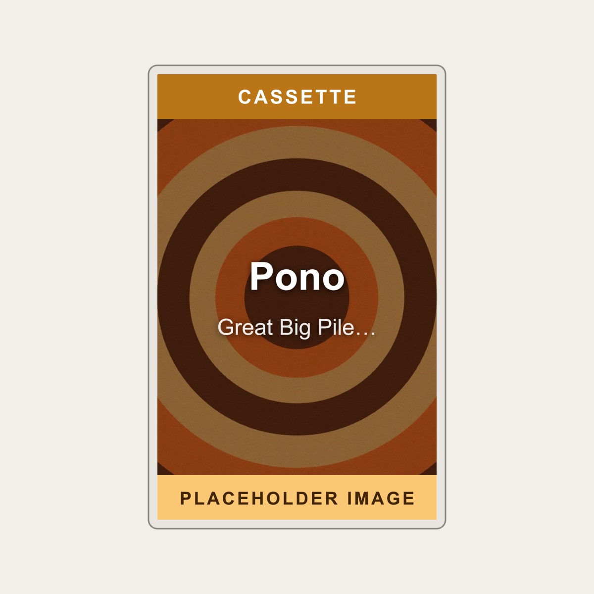 Great Big Pile Of Leaves - Pono (Cassette) (US Import) - placeholder image