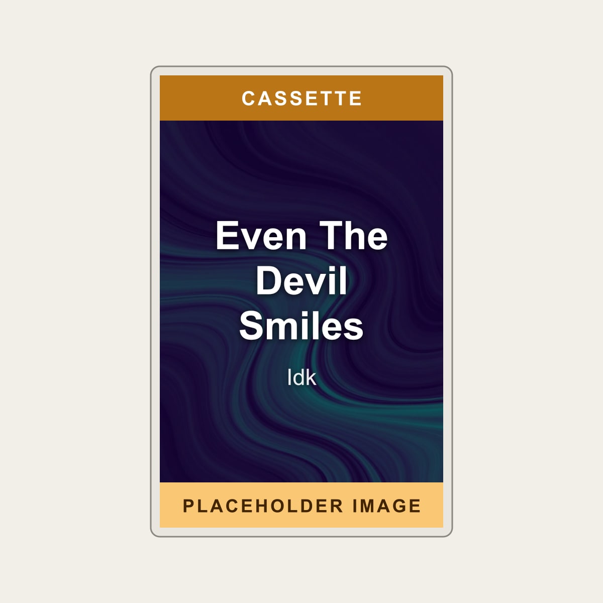 Idk - Even The Devil Smiles (Cassette) (US Import) - placeholder image
