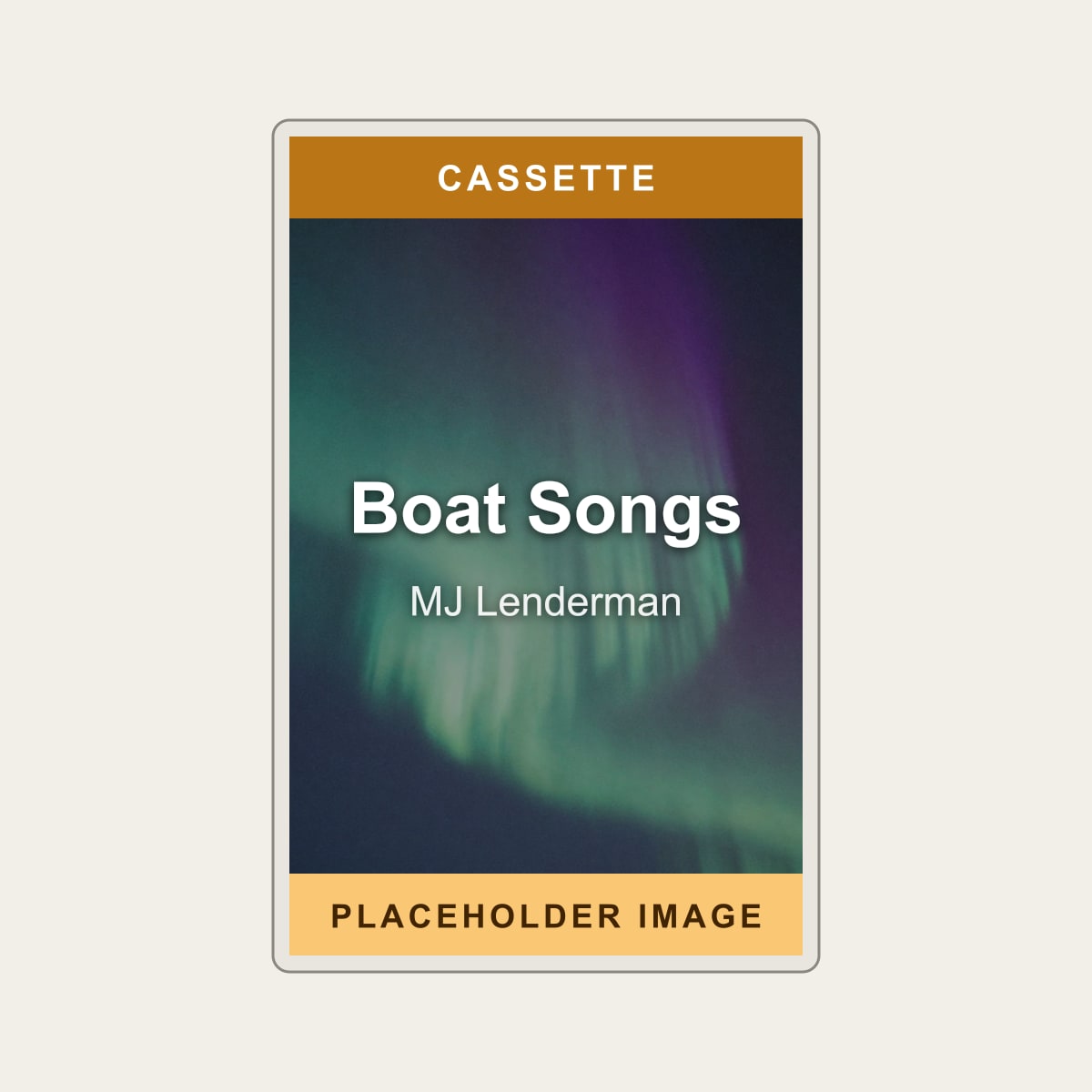 MJ Lenderman - Boat Songs (Cassette) (US Import) - placeholder image