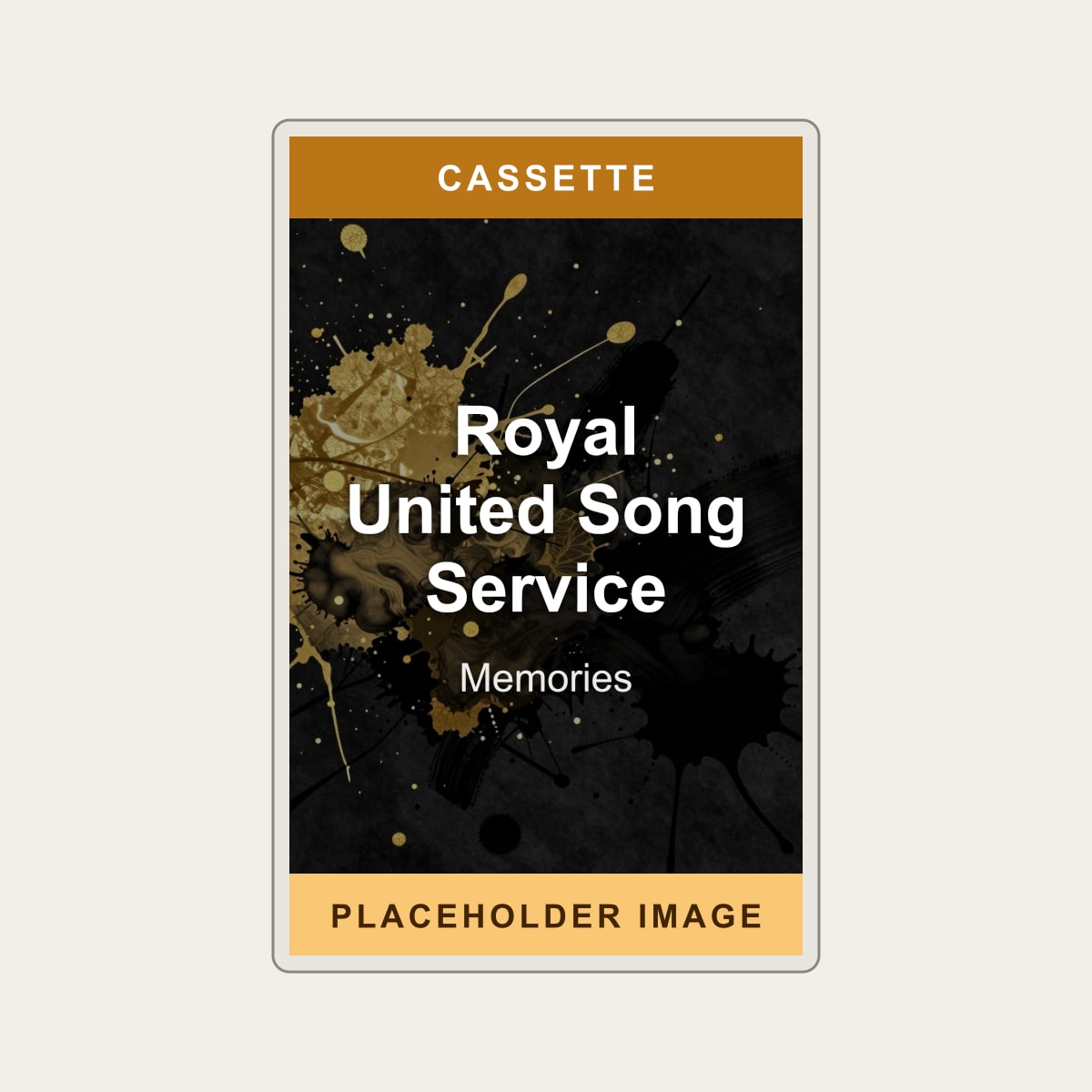 Memories - Royal United Song Service (Cassette) (US Import) - placeholder image