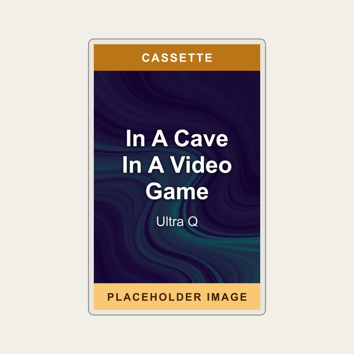 Ultra Q - In A Cave In A Video Game (Cassette) (US Import) - placeholder image