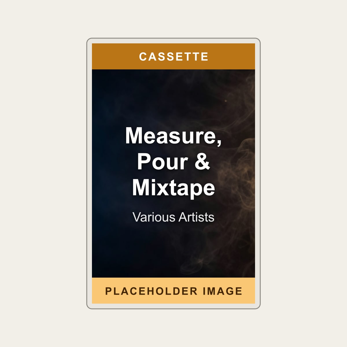Various Artists - Measure, Pour & Mixtape (Cassette) (US Import) - placeholder image