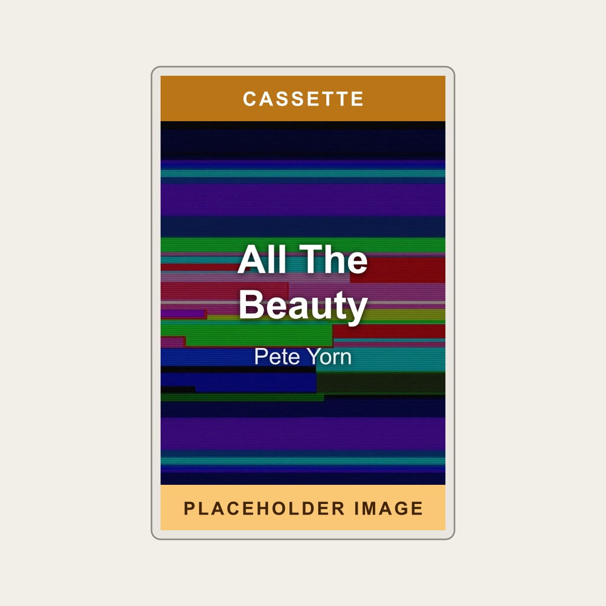 Pete Yorn - All The Beauty (Cassette) (US Import) - placeholder image