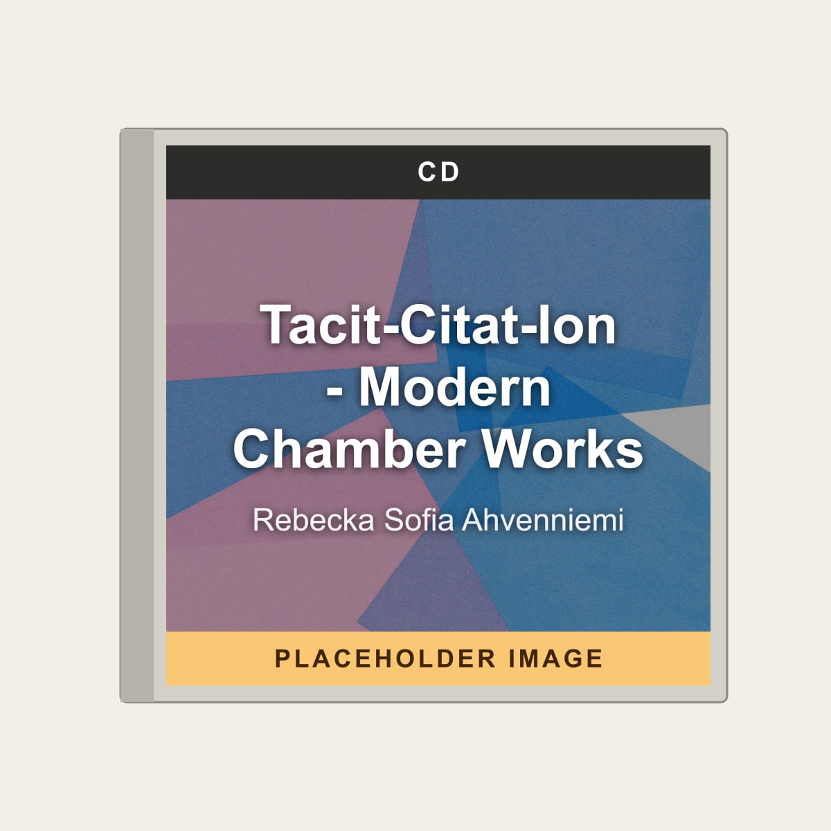 Rebecka Sofia Ahvenniemi - Tacit-Citat-Ion - Modern Chamber Works (CD) (US Import) - placeholder image