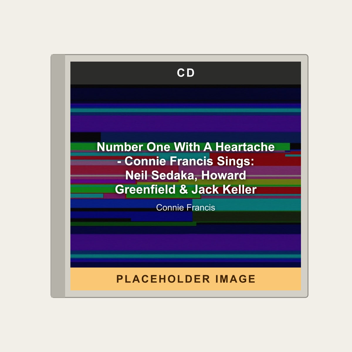 Connie Francis - Number One With A Heartache - Connie Francis Sings: Neil Sedaka, Howard Greenfield & Jack Keller (CD) (US Import) - placeholder image