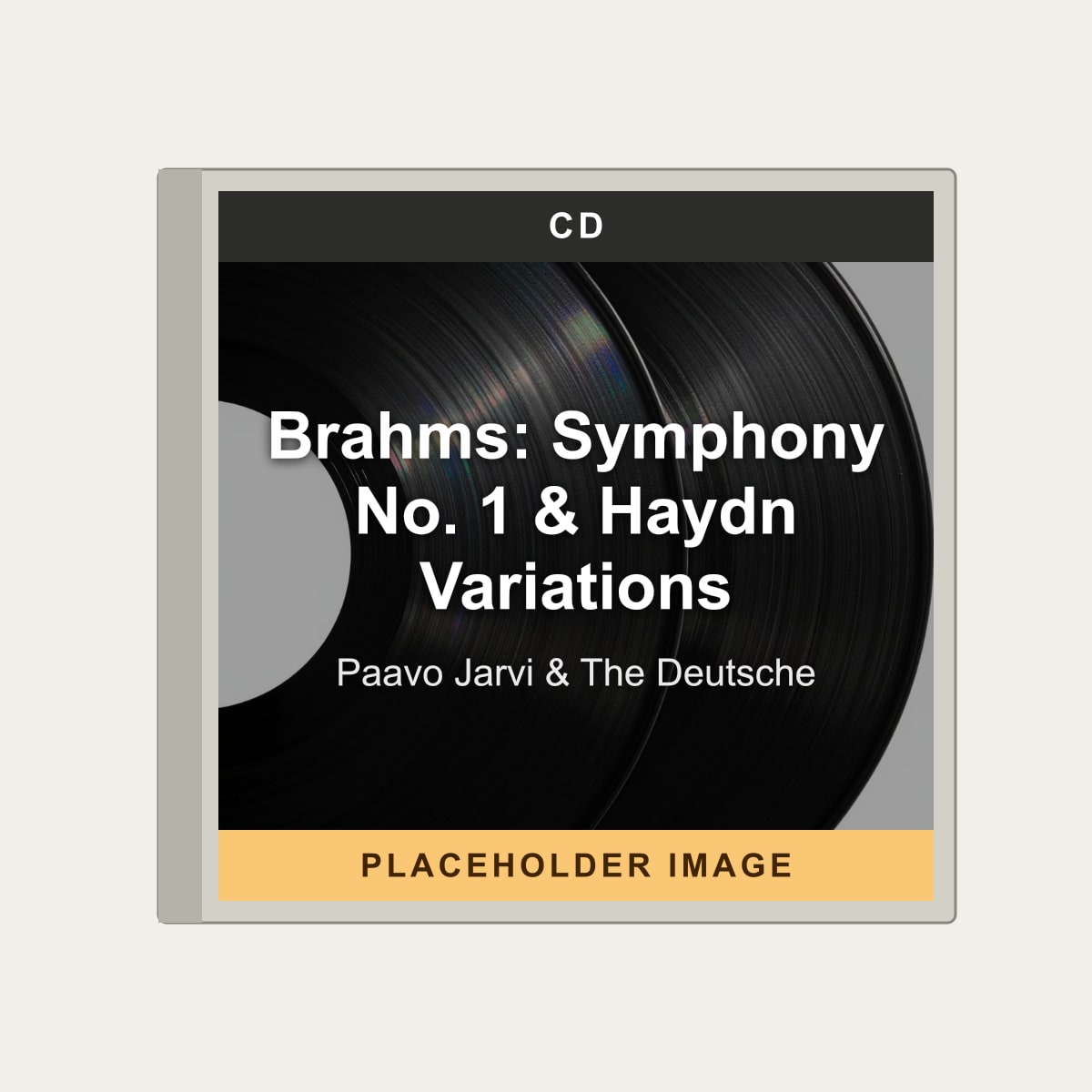Paavo Jarvi & The Deutsche - Brahms: Symphony No. 1 & Haydn Variations (CD) (US Import) - placeholder image