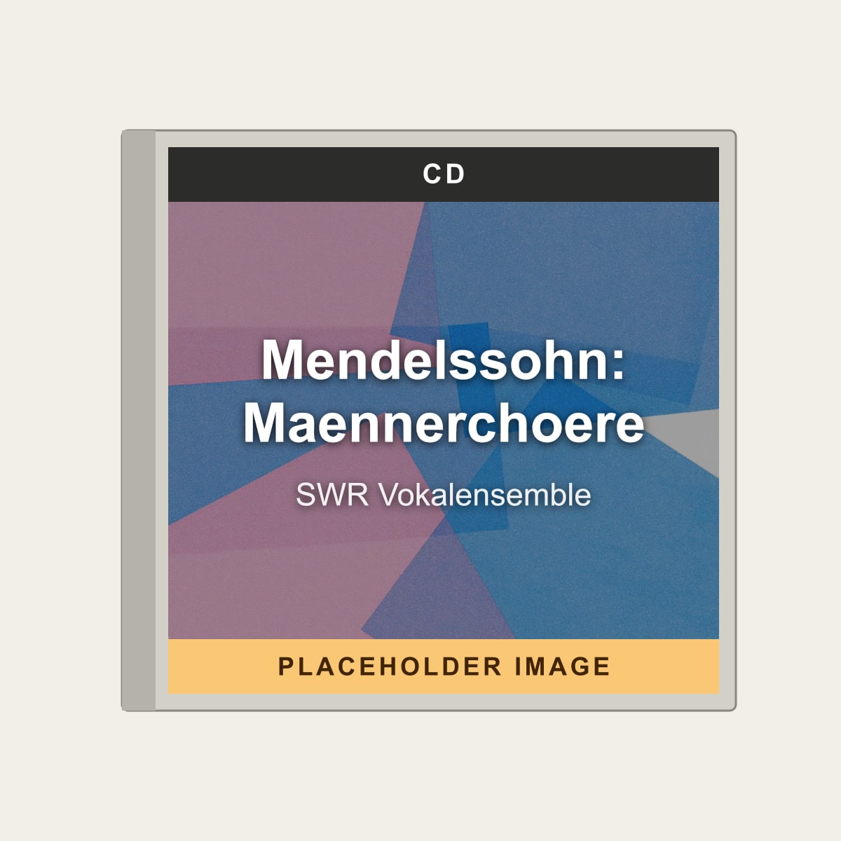 SWR Vokalensemble - Mendelssohn: Maennerchoere (CD) (US Import) - placeholder image
