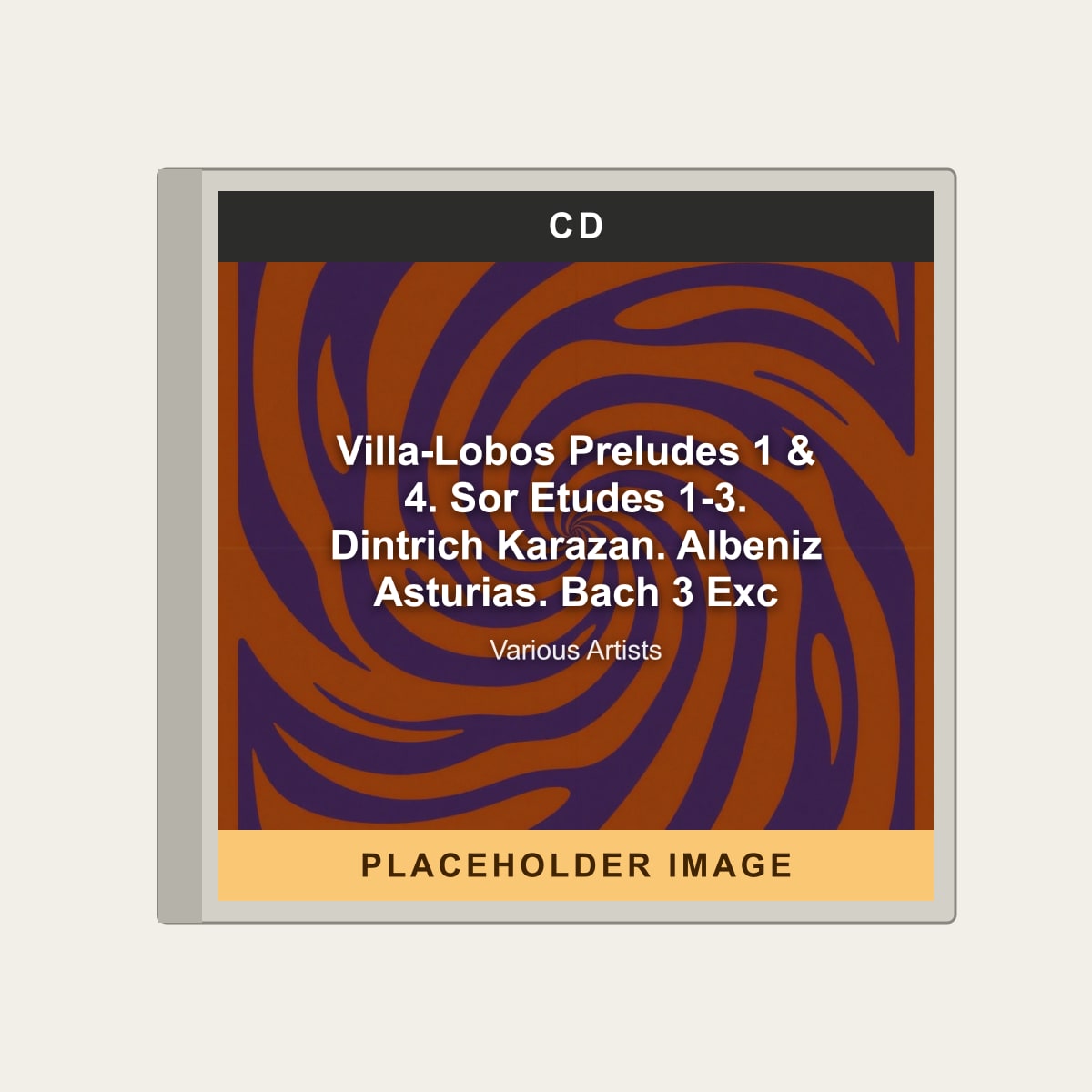 Various Artists - Villa-Lobos Preludes 1 & 4. Sor Etudes 1-3. Dintrich Karazan. Albeniz Asturias. Bach 3 Exc (CD) (US Import) - placeholder image