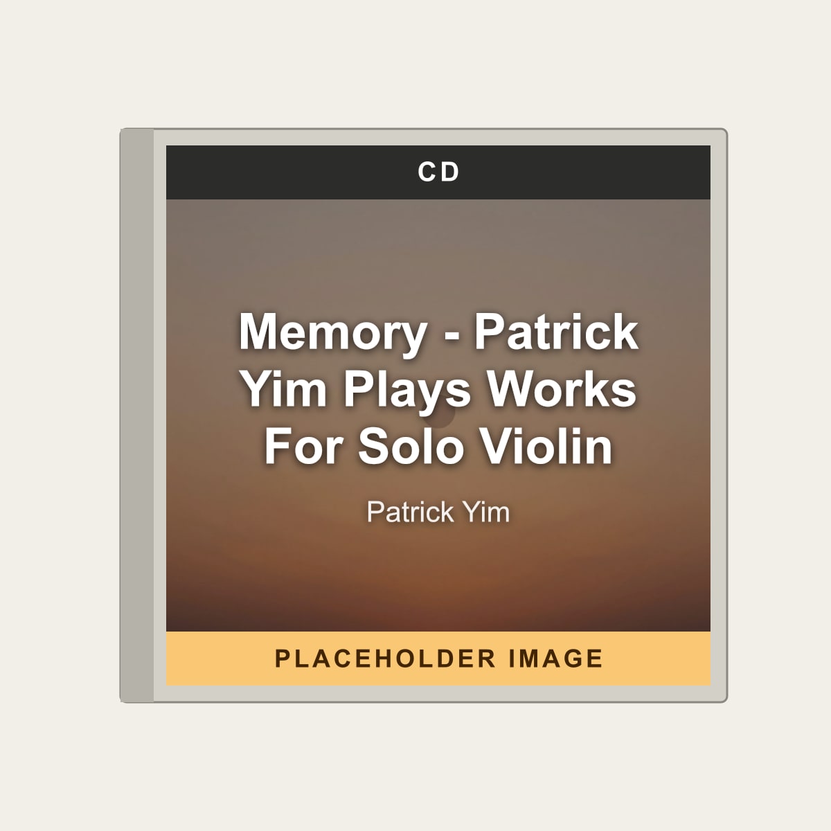 Patrick Yim - Memory - Patrick Yim Plays Works For Solo Violin (CD) (US Import) - placeholder image