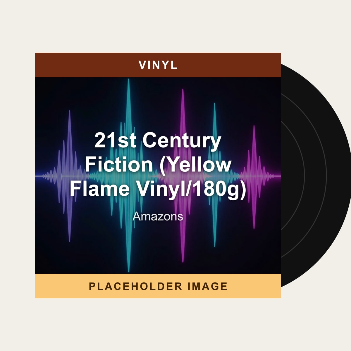 Amazons - 21st Century Fiction (Yellow Flame Vinyl/180g) (Vinyl) (US Import) - placeholder image