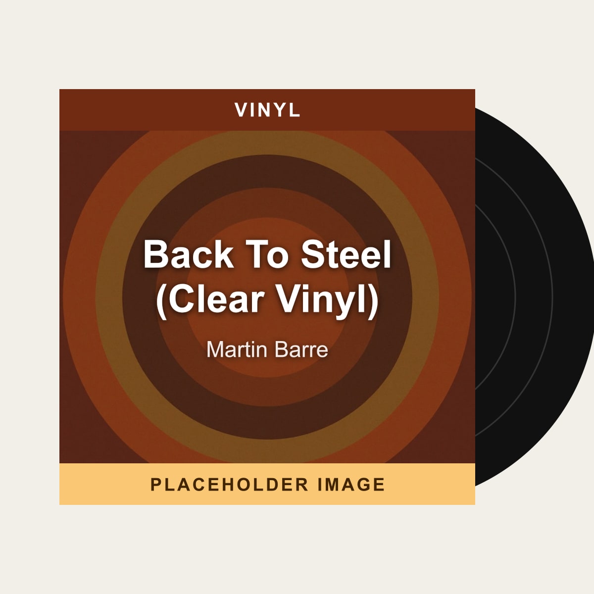 Martin Barre - Back To Steel (Clear Vinyl) (Vinyl) (US Import) - placeholder image