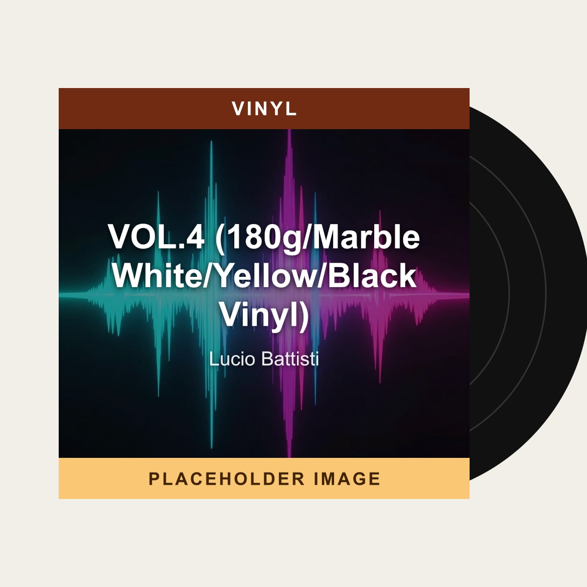 Lucio Battisti - VOL.4 (180g/Marble White/Yellow/Black Vinyl) (Vinyl) (US Import) - placeholder image