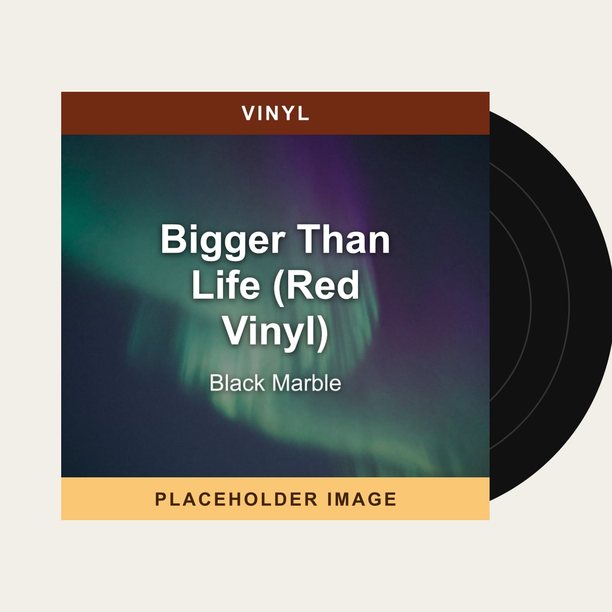 Black Marble - Bigger Than Life (Red Vinyl) (Vinyl) (US Import) - placeholder image