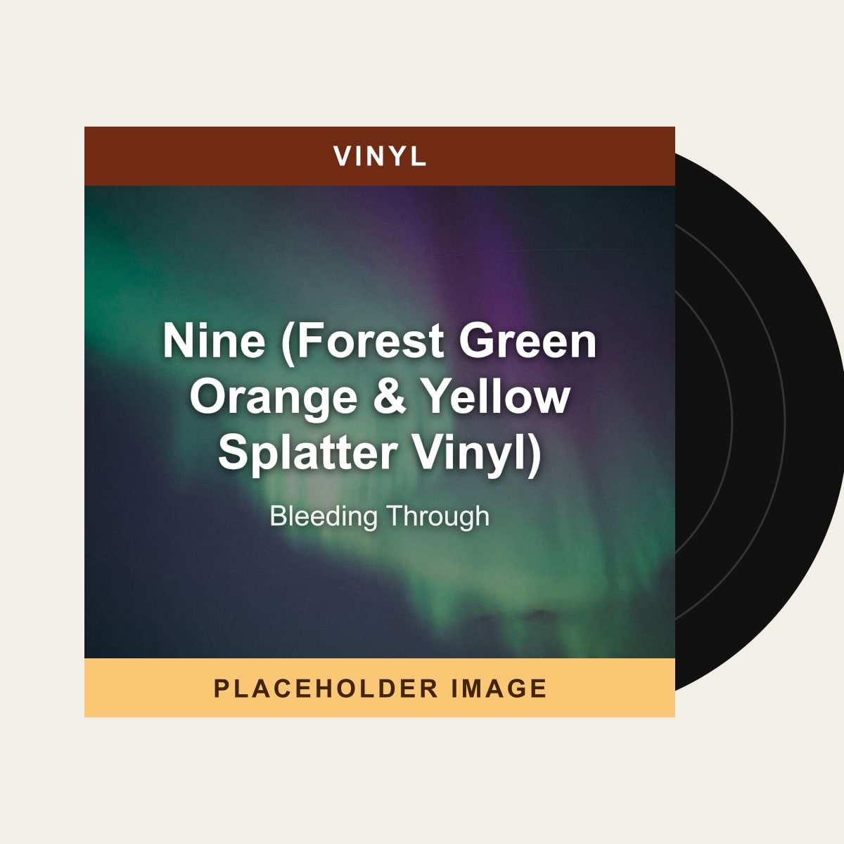 Bleeding Through - Nine (Forest Green Orange & Yellow Splatter Vinyl) (Vinyl) (US Import) - placeholder image