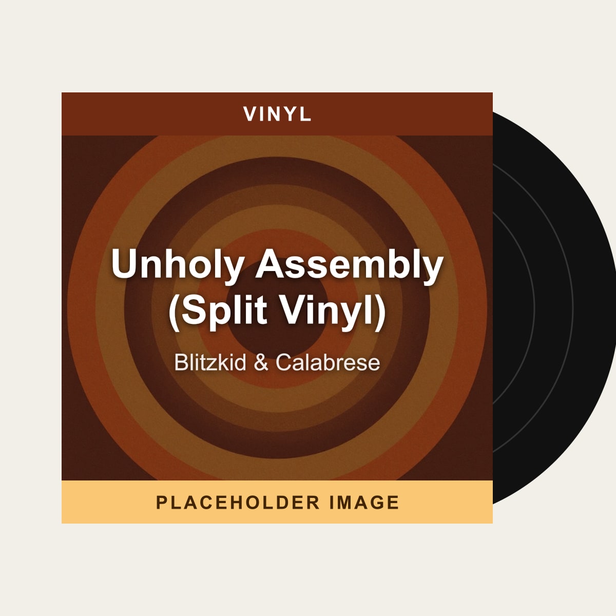 Blitzkid & Calabrese - Unholy Assembly (Split Vinyl) (Vinyl) (US Import) - placeholder image