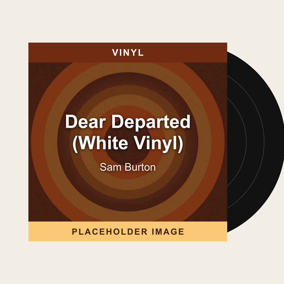 Sam Burton - Dear Departed (White Vinyl) (Vinyl) (US Import) - placeholder image