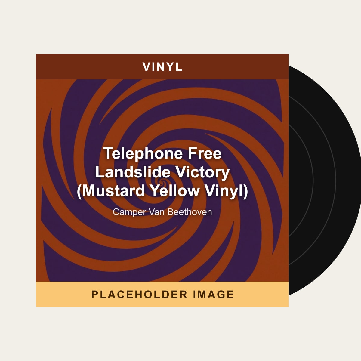 Camper Van Beethoven - Telephone Free Landslide Victory (Mustard Yellow Vinyl) (Vinyl) (US Import) - placeholder image