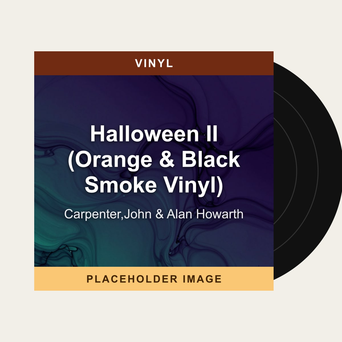 Carpenter,John & Alan Howarth - Halloween II (Orange & Black Smoke Vinyl) (Vinyl) (US Import) - placeholder image
