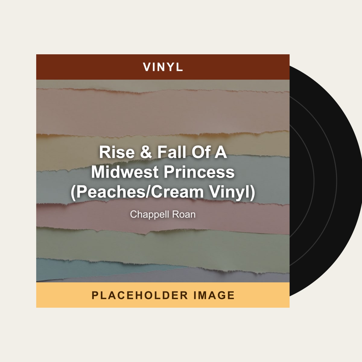 Chappell Roan - Rise & Fall Of A Midwest Princess (Peaches/Cream Vinyl) (Vinyl) (US Import) - placeholder image