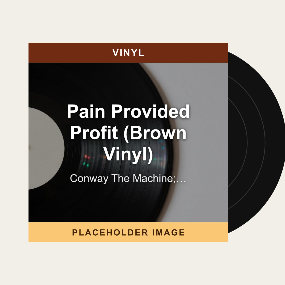 Conway The Machine; Jae Skeese - Pain Provided Profit (Brown Vinyl) (Vinyl) (US Import) - placeholder image