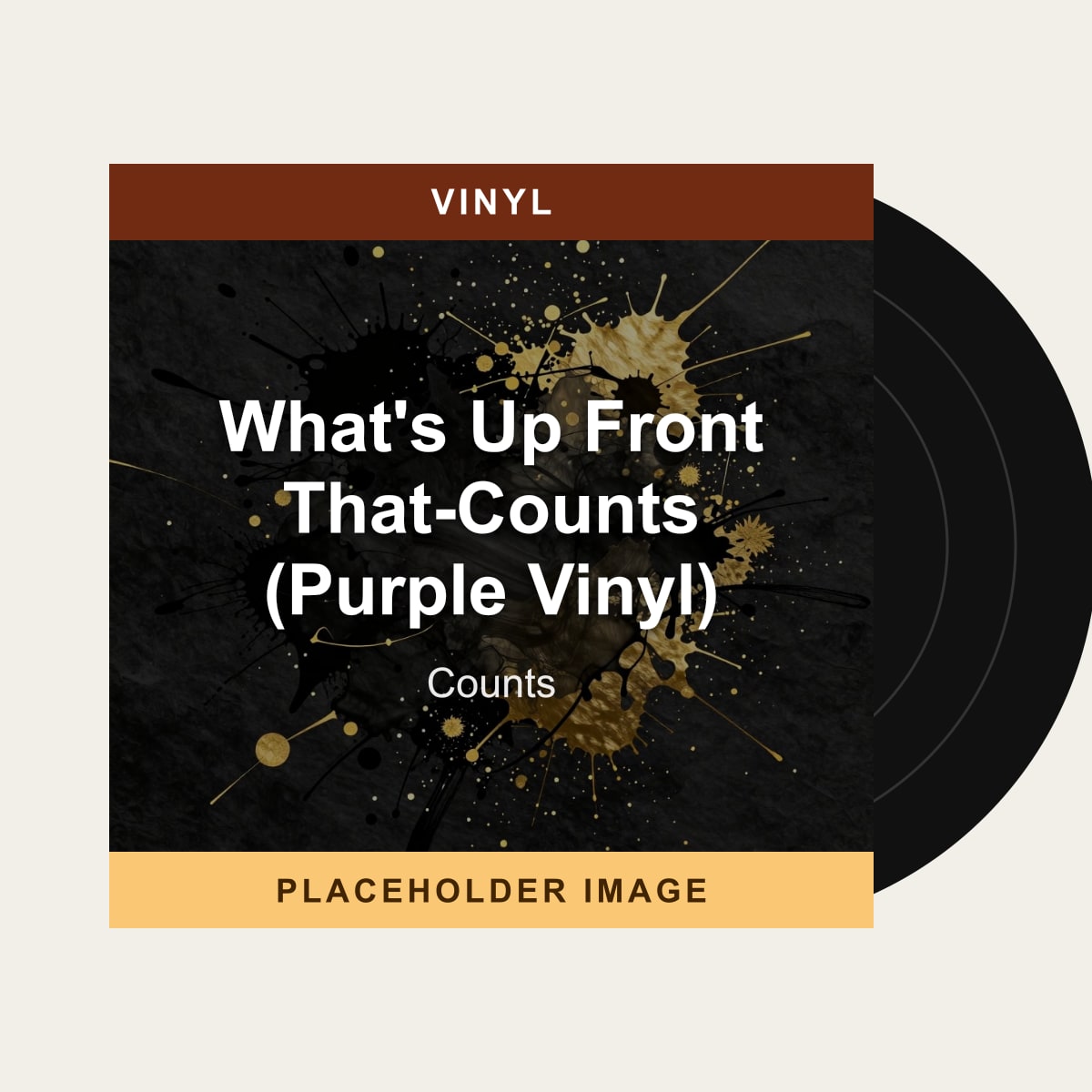 Counts - What's Up Front That-Counts (Purple Vinyl) (Vinyl) (US Import) - placeholder image