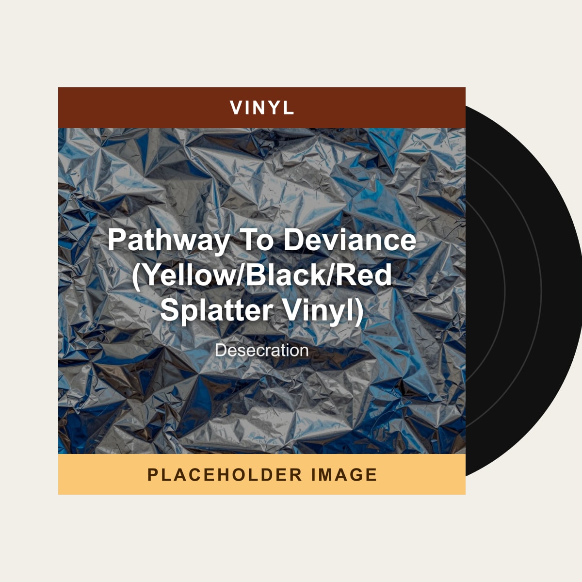 Desecration - Pathway To Deviance (Yellow/Black/Red Splatter Vinyl) (Vinyl) (US Import) - placeholder image