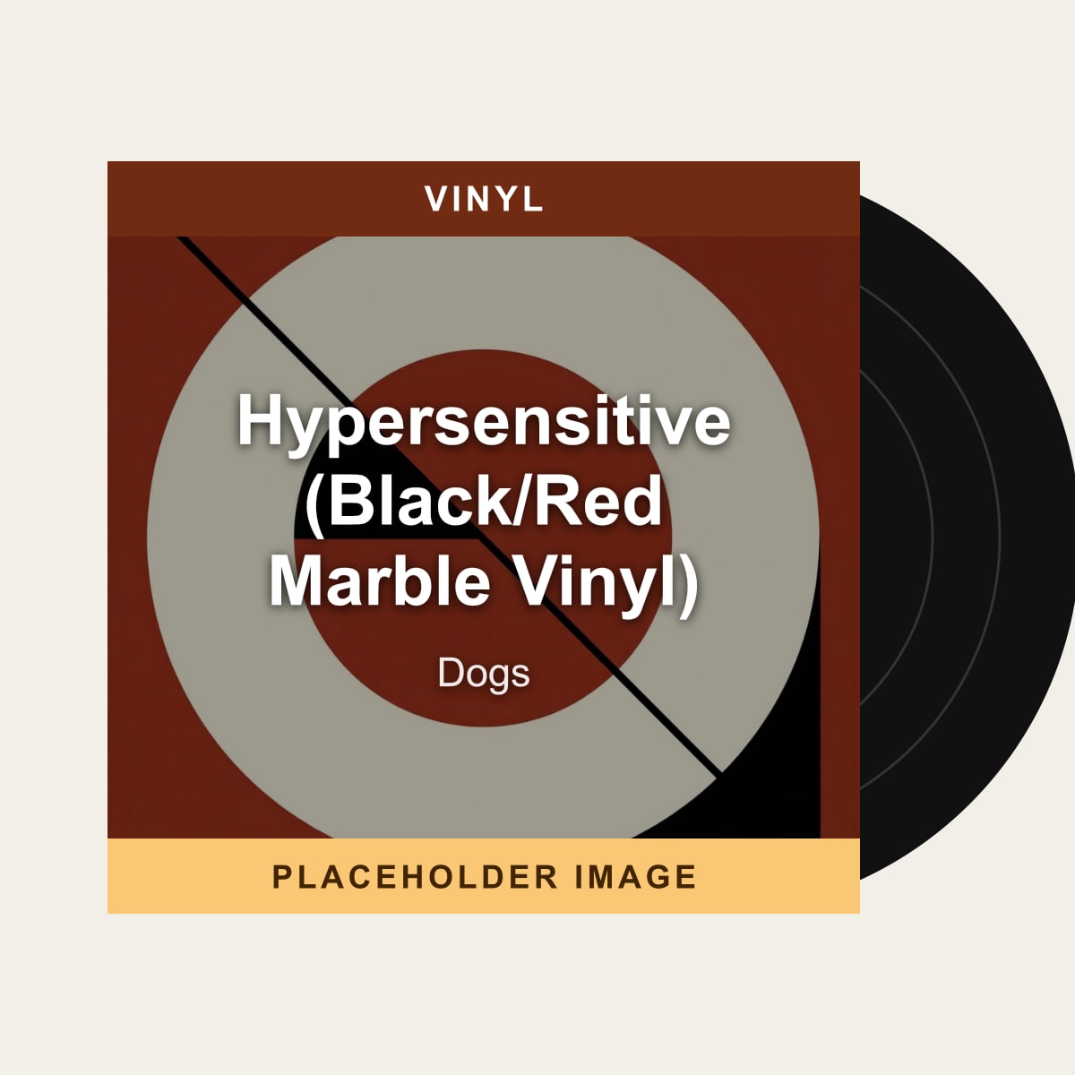Dogs - Hypersensitive (Black/Red Marble Vinyl) (Vinyl) (US Import) - placeholder image
