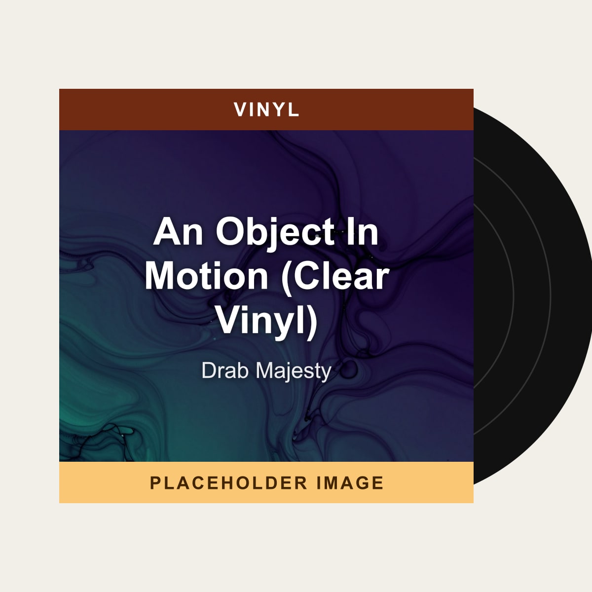 Drab Majesty - An Object In Motion (Clear Vinyl) (Vinyl) (US Import) - placeholder image