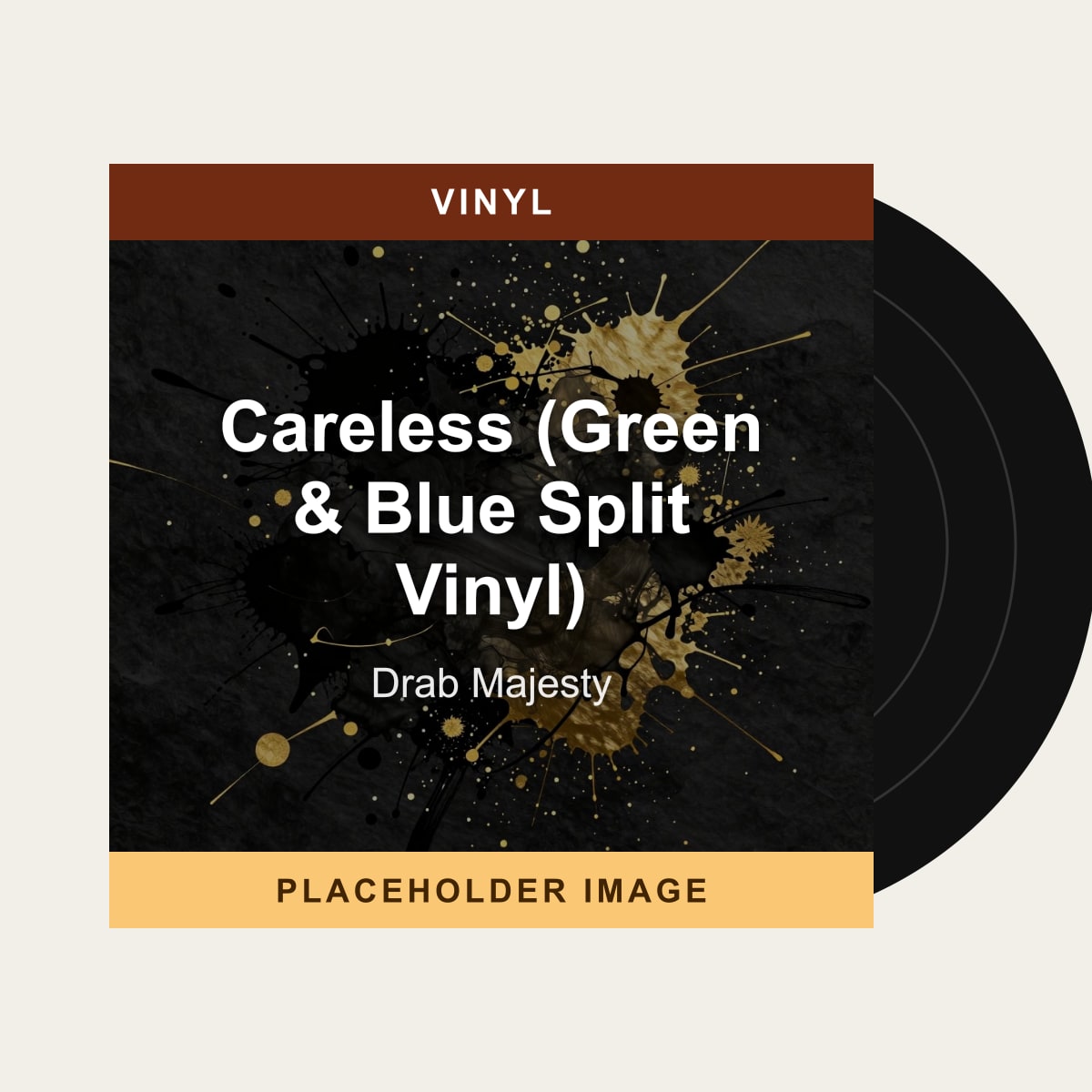 Drab Majesty - Careless (Green & Blue Split Vinyl) (Vinyl) (US Import) - placeholder image