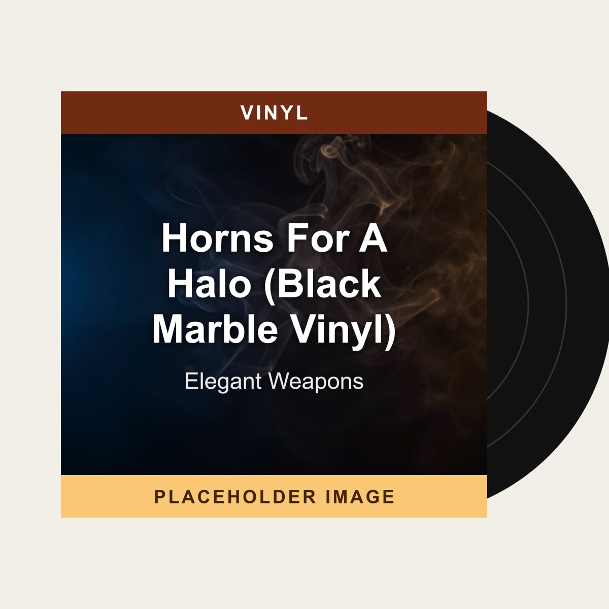 Elegant Weapons - Horns For A Halo (Black Marble Vinyl) (Vinyl) (US Import) - placeholder image