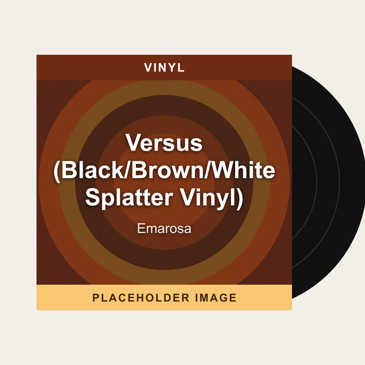 Emarosa - Versus (Black/Brown/White Splatter Vinyl) (Vinyl) (US Import) - placeholder image