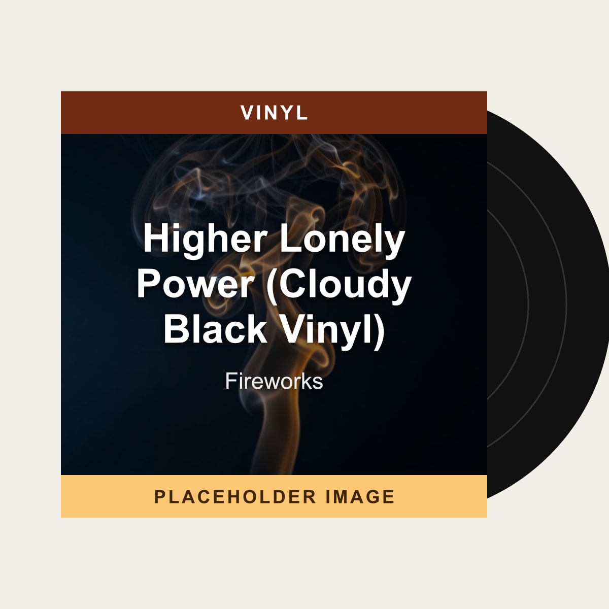 Fireworks - Higher Lonely Power (Cloudy Black Vinyl) (Vinyl) (US Import) - placeholder image