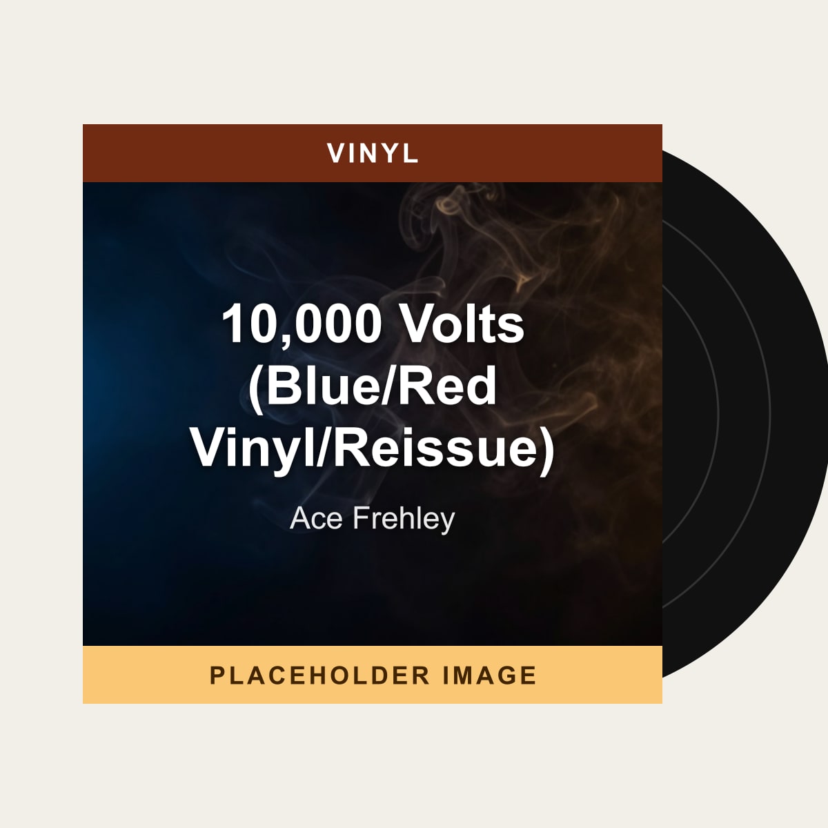 Ace Frehley - 10,000 Volts (Blue/Red Vinyl/Reissue) (Vinyl) (US Import) - placeholder image