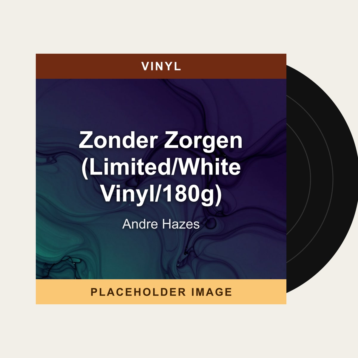 Andre Hazes - Zonder Zorgen (Limited/White Vinyl/180g) (Vinyl) (US Import) - placeholder image