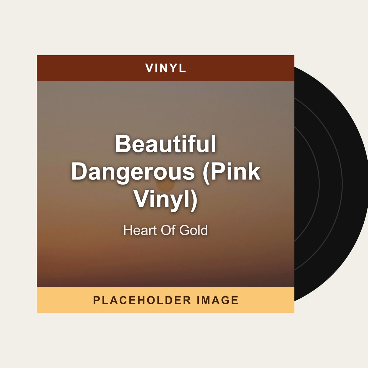 Heart Of Gold - Beautiful Dangerous (Pink Vinyl) (Vinyl) (US Import) - placeholder image