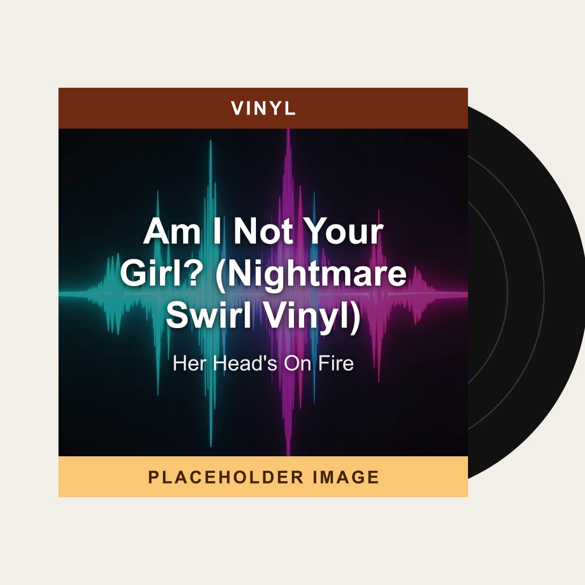 Her Head's On Fire - Am I Not Your Girl? (Nightmare Swirl Vinyl) (Vinyl) (US Import) - placeholder image