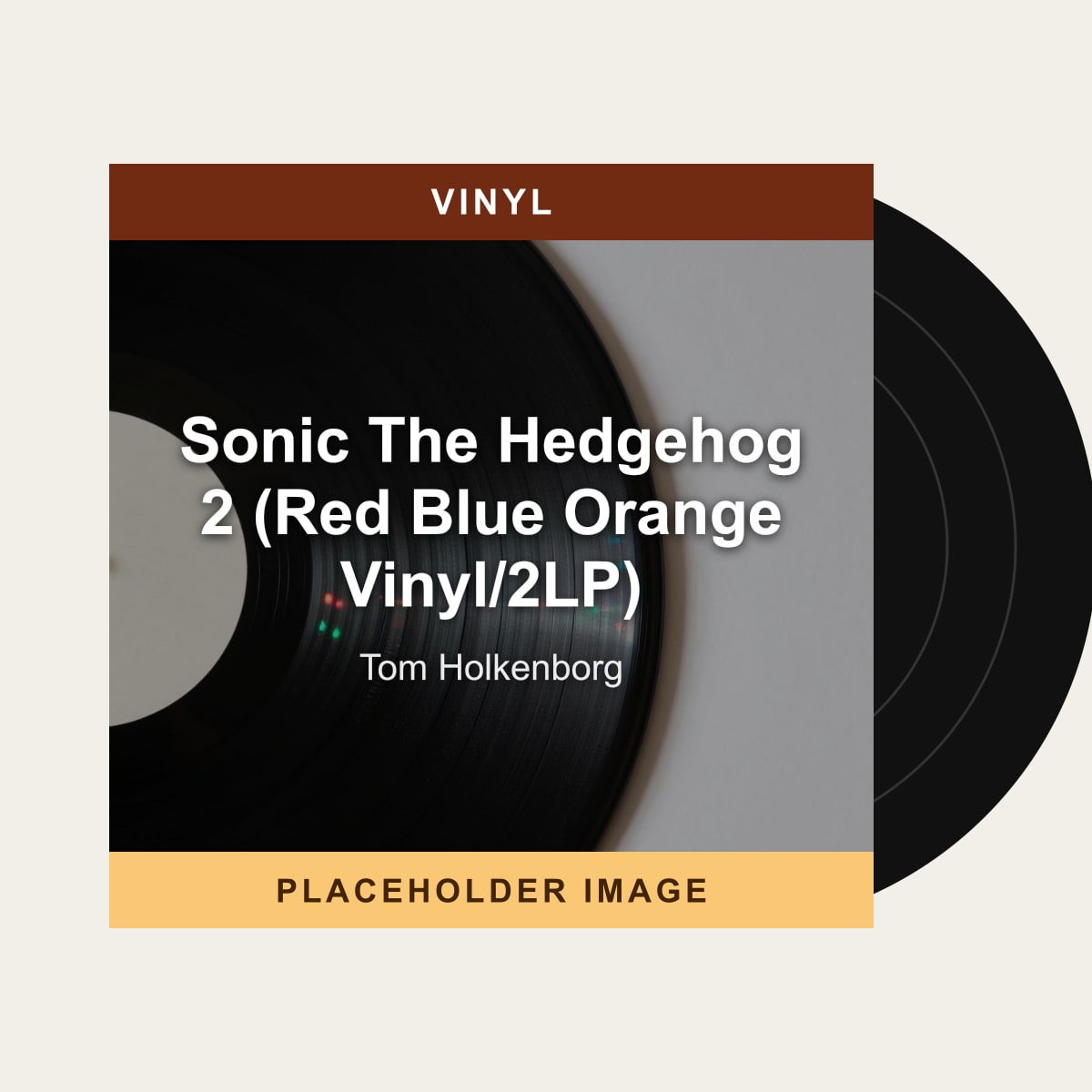 Tom Holkenborg - Sonic The Hedgehog 2 (Red Blue Orange Vinyl/2LP) (Vinyl) (US Import) - placeholder image