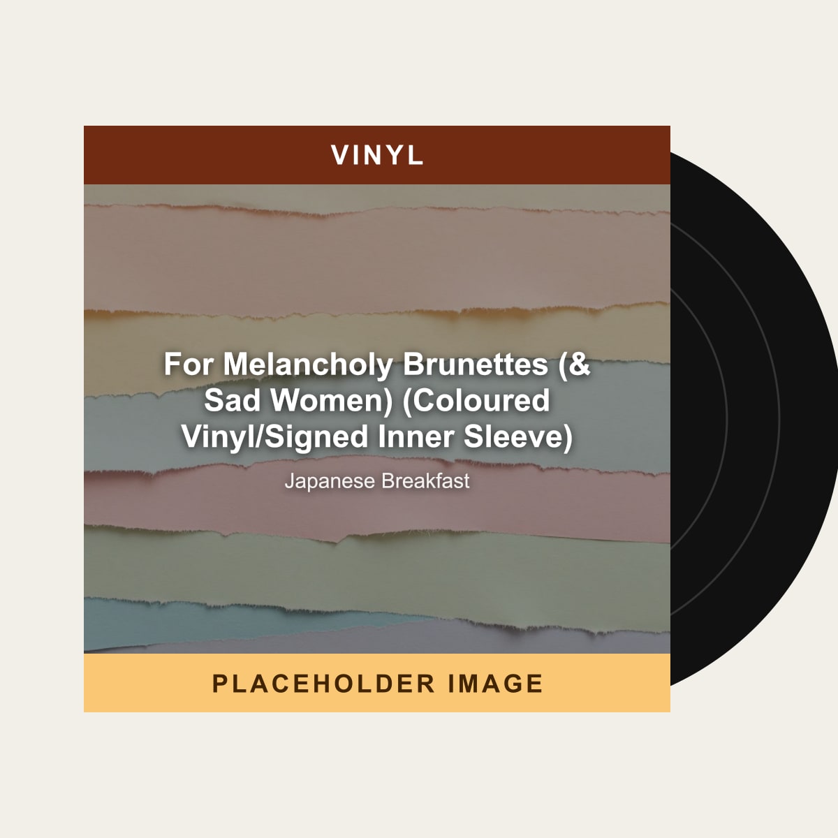 Japanese Breakfast - For Melancholy Brunettes (& Sad Women) (Coloured Vinyl/Signed Inner Sleeve) (Vinyl) (US Import) - placeholder image