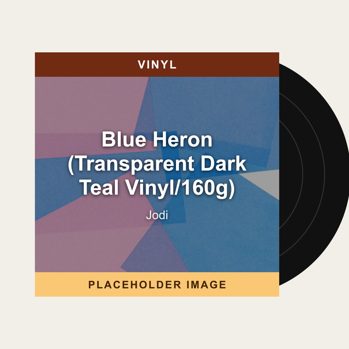 Jodi - Blue Heron (Transparent Dark Teal Vinyl/160g) (Vinyl) (US Import) - placeholder image