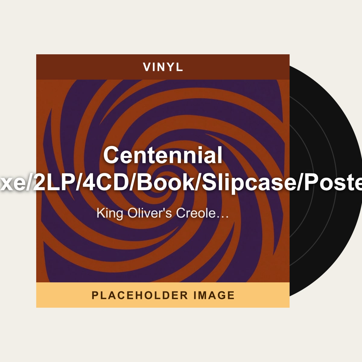 King Oliver's Creole Jazz Band (& Various Artists) - Centennial (Deluxe/2LP/4CD/Book/Slipcase/Poster) (Vinyl) (US Import) - placeholder image
