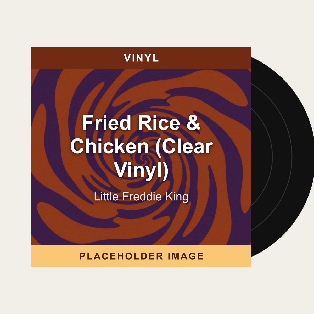 Little Freddie King - Fried Rice & Chicken (Clear Vinyl) (Vinyl) (US Import) - placeholder image
