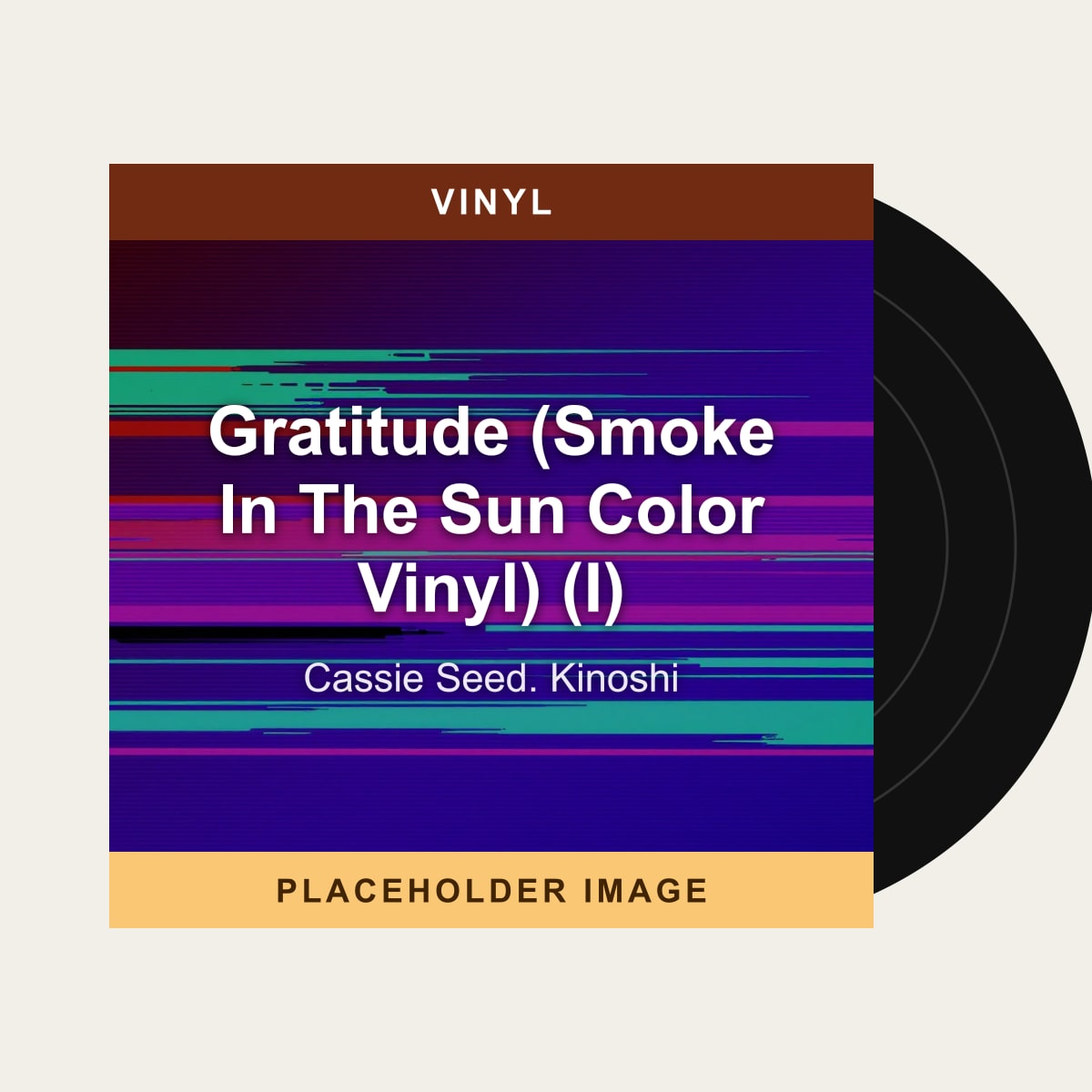 Cassie Seed. Kinoshi - Gratitude (Smoke In The Sun Color Vinyl) (I) (Vinyl) (US Import) - placeholder image