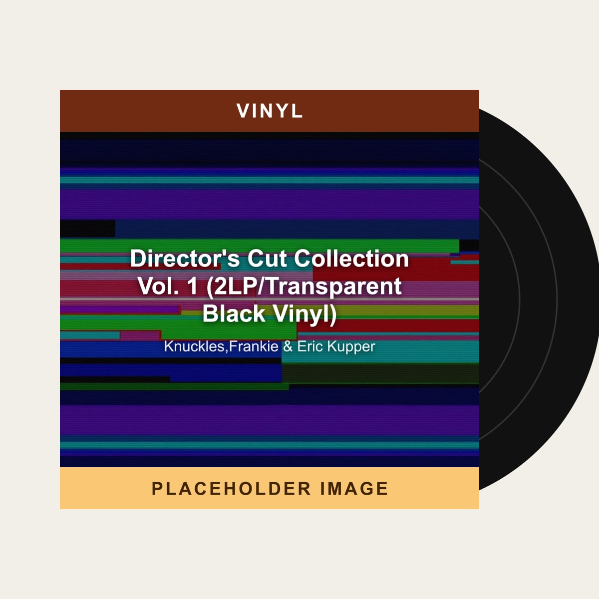 Knuckles,Frankie & Eric Kupper - Director's Cut Collection Vol. 1 (2LP/Transparent Black Vinyl) (Vinyl) (US Import) - placeholder image