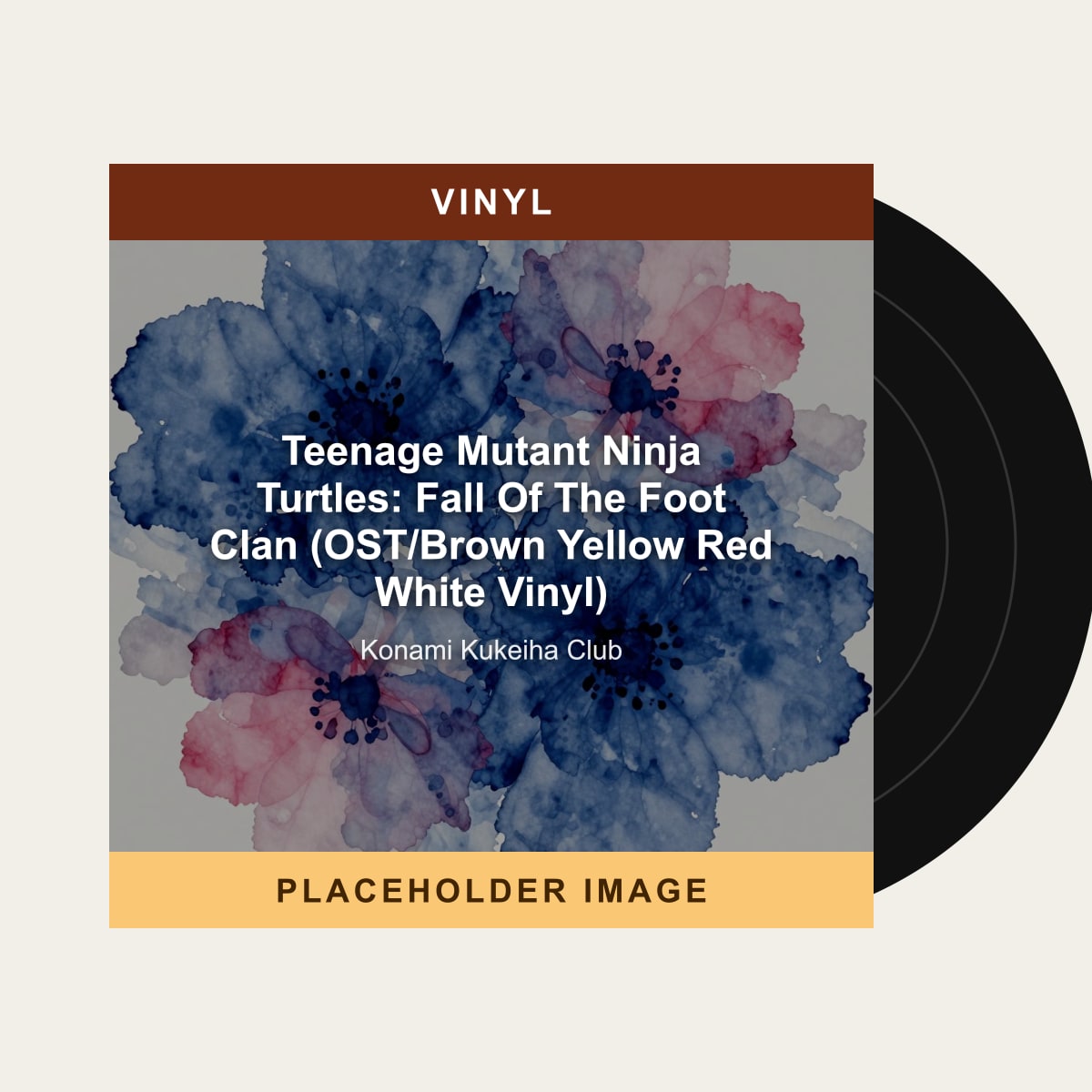 Konami Kukeiha Club - Teenage Mutant Ninja Turtles: Fall Of The Foot Clan (OST/Brown Yellow Red White Vinyl) (Vinyl) (US Import) - placeholder image