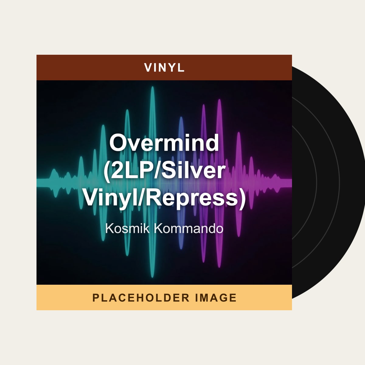 Kosmik Kommando - Overmind (2LP/Silver Vinyl/Repress) (Vinyl) (US Import) - placeholder image