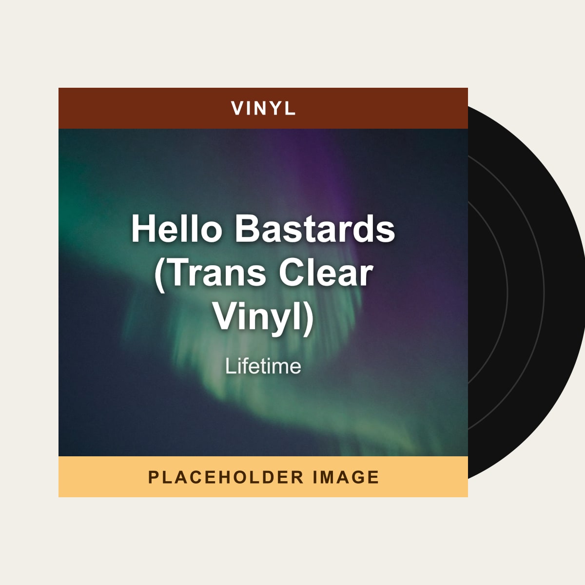 Lifetime - Hello Bastards (Trans Clear Vinyl) (Vinyl) (US Import) - placeholder image
