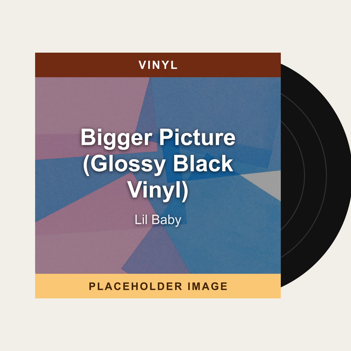 Lil Baby - Bigger Picture (Glossy Black Vinyl) (Vinyl) (US Import) - placeholder image